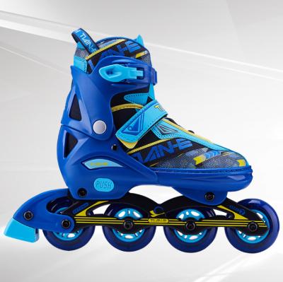 China Sports Roller Skates OEM ODM PU Light Flash Active Adjustable 4 Wheel Roller Skates for sale