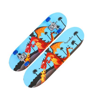 China Wholesale Custom Skateboard Board Maple Wood Skateboard Kids Children Girls Boys Full Wooden Skateboard For Kids for sale