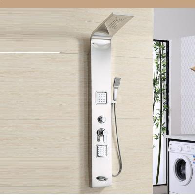 China Highest Quality Stylish Design Massage Solid Surface Shower Panel for sale