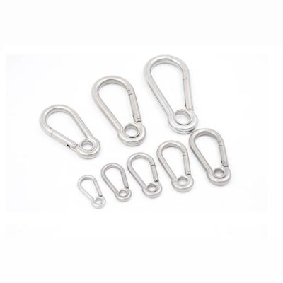 China Heavy Industry China Wholesale Stainless Steel Snap Carabiner Spring Hook Metal Snap Hook for Bag Gourd Design Climbing Hook for sale