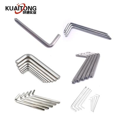 China Stainless steel High quality T10 T20 T30 T40 T50 Wrench Torx Key Set Torx Wrench 45# Steel Anti-theft Plum Wrench with Hole for sale