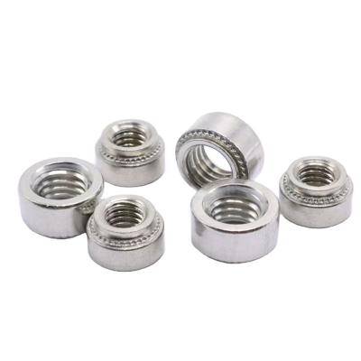 China Heavy Industry Professional  Stainless Steel Self Clinching Rivet Nut Flat Head Carbon Steel Zinc-plated Pressure Riveting Nut for sale