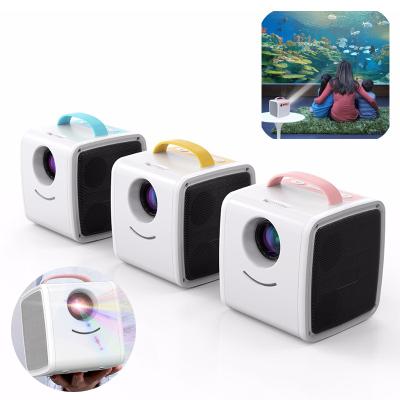 China Short Throw Q2 MINI Portable Projector 700 lumen Parent-child 1080P HD MI LED Projector TV Home Theater Beamer Kids Education Shorts Gift for sale