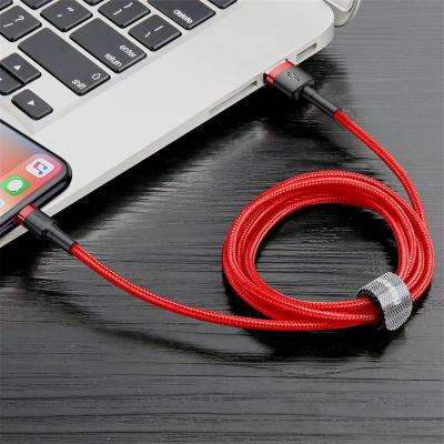 China Support 3A Fast Charging Side Support Fast Charging 1m Dual USB Fast Charging Braided Cable For iPhone Smart Phone Weaving Data Line For X 11 Charger Cord for sale