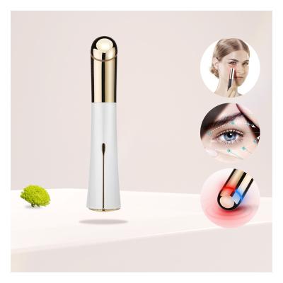 China Electric Sonic Dark Eye Prevention Anti-puffiness Beauty Device 2022 Facial Circles Massager Magic Wand for sale