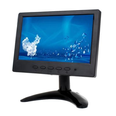 China ZHIXIANDA speaker Industrial 7 inch tft lcd cctv monitor with HD-MI BNC VGA USB AV input for sale