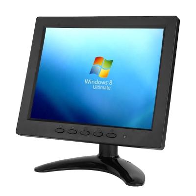 China ZHIXIANDA speaker 1024*768 cheap small 8 inch lcd monitor for sale