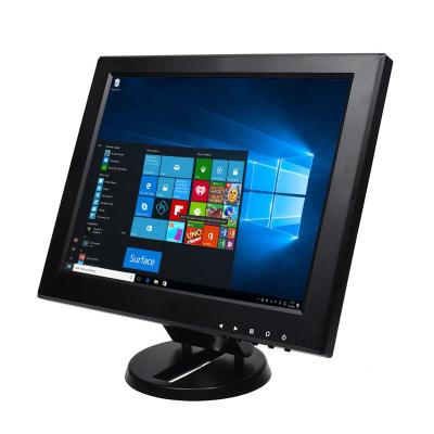 China 12 Inch Small Home Security POS LCD Desktop Monitor Speaker for sale