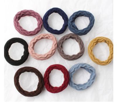 China Popular Wholesale Fashionable Elastic Bands Blue Hair Bundles Elastic Bands Hair Extensions for sale