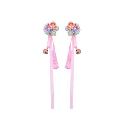 China Retro Popular Children's Hairpin Hair Accessories Chinese Style Ancient Costume Style Hair Ribbon Headdress for sale