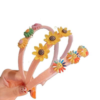 China Cute Popular Kids Headbands Babies Butterfly Headband Baby Headband Wig For Sale for sale