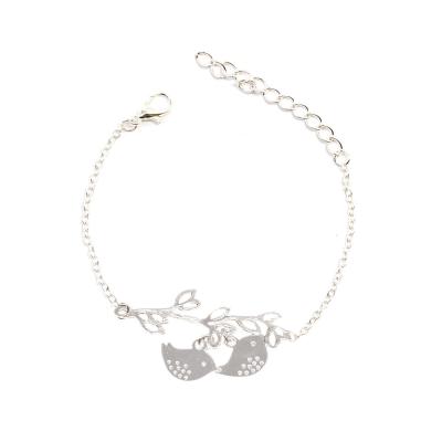 China New Fashion Branch Bird Combination Bracelet Fashion Simple Bracelet for sale