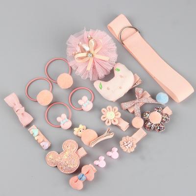 China Popular classic kids hair gift setcrown hairpin hair clip accessory headdress for sale for sale