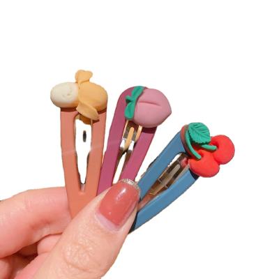 China Popular Korean Hair Accessories Animal Vegetable Fruit Hair Pin Clips For Girls for sale