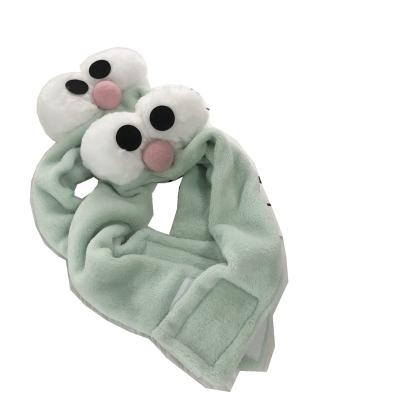 China Popular Wholesale Green Big Eyes Baby Hair Accessories Headband for sale