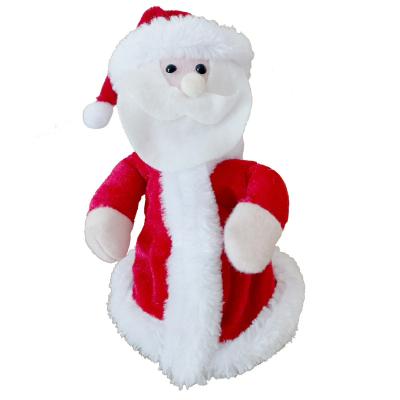 China MUSICAL SANTA WITH 18CM MOVEMENT MUSICAL CHRISTMAS DECORATION SANTA CLAUS CHRISTMAS BATTERY TOY for sale