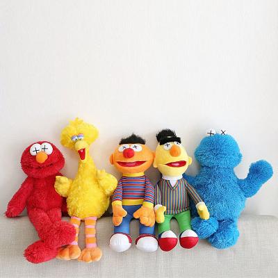 China Durable Sesame Street Plush Toys 8 Inch Elmo Cookie Monster Anzi Bert Zoe Kids Plush Doll Cartoon Toy for sale