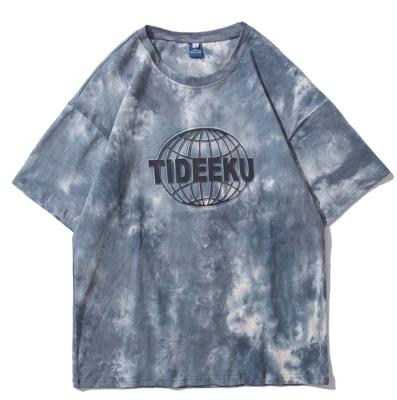 China Wholesale High Quality Anti-wrinkle T-shirt For Men Hip Hop Street Style Stylish T-shirt Brand Tie Dyed T Shirt for sale