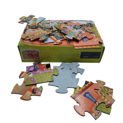 China Cartoon Toy 24 Pieces Jigsaw Puzzle Jigsaw Puzzles High Quality Eco-friendly Jumbo Jigsaw Puzzle Toy For Kids for sale