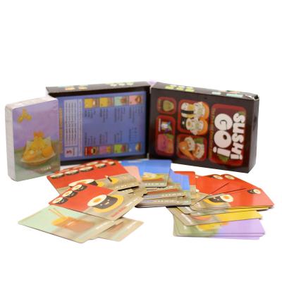 China 2021 New Toys Baby Paper Friendly Memory Learning Game Flash Cards Custom Game Cards for sale