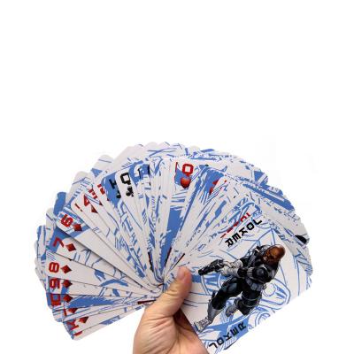 China Paper Free Sample Wholesale Manufacturing Full Color Printed Poker Card Paper Custom Playing Cards for sale