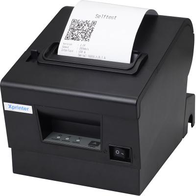 China Black Thermal Receipt XP-D600 Printer With Xprinter Well Cutter for sale