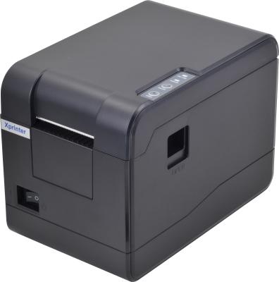 China Black Desktop 2 Inch Sticker Printing Barcode Printer Cheap Label Printer Sticker Printer 233B for sale