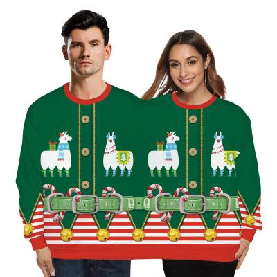 China Breathable Wholesale 2022 Christmas Clothes Couples Funny Doubles Sweatshirts Hoodies For Christmas Party for sale