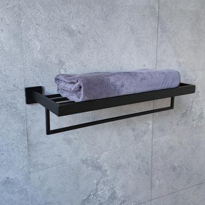 China Modern Wall Mounted Brushed Hardware 4 Piece Towel Bar Accessory 304 Stainless Steel Bathroom Sustainable for sale