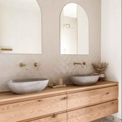 China Hot Selling Bathrooms Modern Vanity Basin LED Illuminated Bathroom Vanity Mirror Cabinet Light Carcass Customized Lighting Stainless Steel for sale