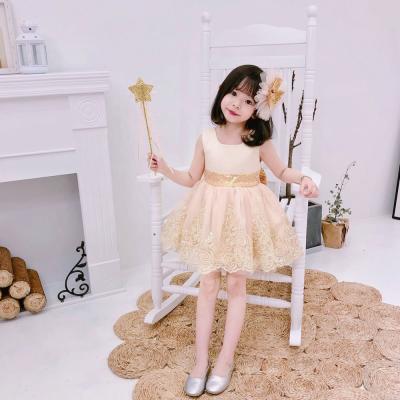 China New Design Washable Toddler Kids Spanish Princess Sequin Bow Birthday Party Babies Dresses for sale