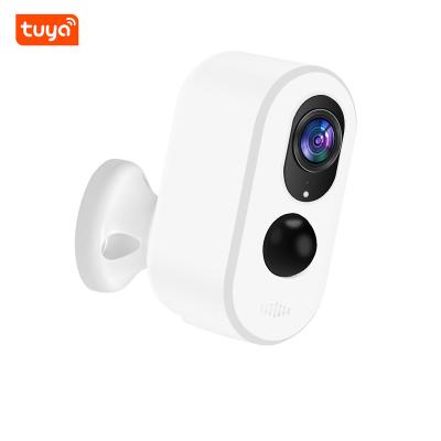 China Tuya WiFi IP Camera IP66 1080P 6000 MAH Battery Powered Outdoor Security Rechargeable Wireless Smart Camera TY-S2-D07 for sale