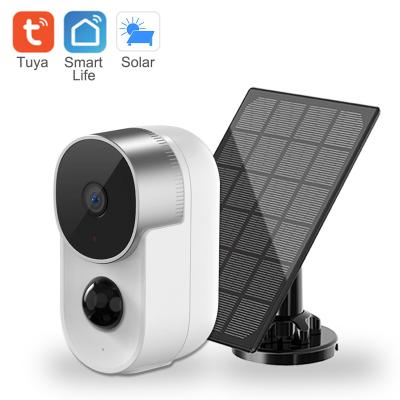 China Tuya IP Camera Solar Battery 10000mAh 1080P Outdoor Two Way Audio 1080P Night Vision Home Security Camera TY-S2-D05 Wifi Video Surveillance for sale