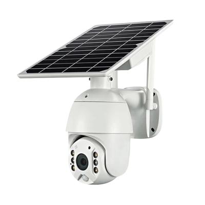 China 1080P HD 4G Low Power Solar PTZ Camera Night Vision Solar Panel Surveillance Two Way Audio Solar Power IP Camera TY-S2-D21 for sale