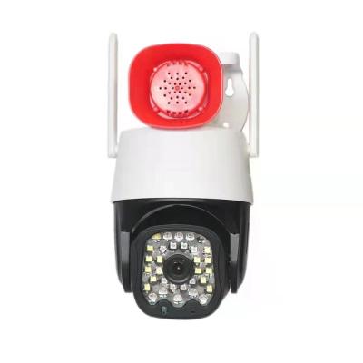 China Human Motion Tracking Camera Motion Detection Alarm Siren Mini PTZ Wifi CCTV Audio Camera for sale