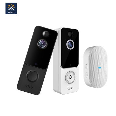 China Outdoor Wireless PIR Night Vision HD Security Camera Link Wifi Doorbell Intercom Smart Video Doorbell Mobile Phone TY-S2-DB10 for sale