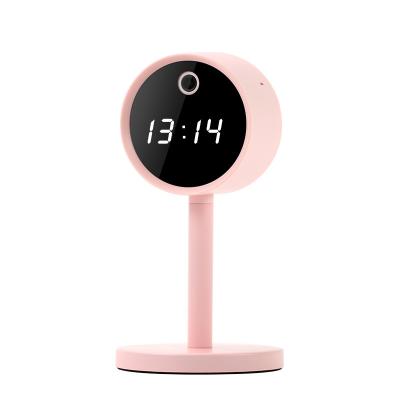 China NIGHT VISION camera1080P resolution second generation smart clock camera for Tuya smart for sale