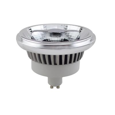 China Modern Commercial COB Lamp 12W AR111 GU10 Dimmable Aluminum Led Ceiling Spotlight for sale