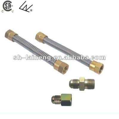 China Corrugated Gas Gas Connector Stainless Steel Flexible Gas Hose For Grills for sale