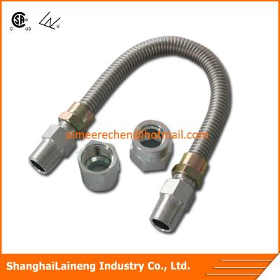 China Commercial Gas Ranges Natural Gas Cable Stainless Steel Pipe Connectors for sale