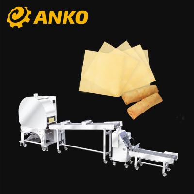 China ANKO Hotels Small Scale Making Semi Automatic Vegetable Spring Roll Pastry Machine for sale