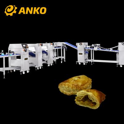 China Small Scale ANKO Puff Pastry Making Frozen Puff Pastry Dough Machine for sale