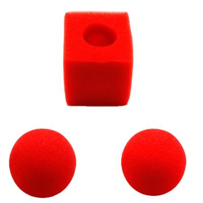 China Close-up magic magic balls and sponge cube appear balls magic trick end up magic show for sale