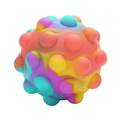 China Relax Stress Reliever Stress Reliever Toy Smart Silicone Bubble Anxiety Ball-Shape Newest Stress Reliever Toys 3D Balls Toy for sale