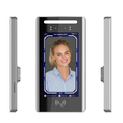 China 5 Inch Face Recognition Smart Alarm Entry Exit Various Styles Access Control Stand Up Casing for sale