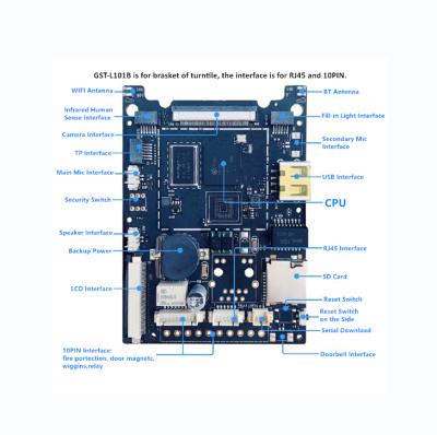 China Highly Integrated Intelligent SOC Professional Access Control System Android Access Control Motherboard For Face Recognition for sale