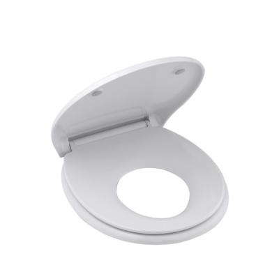 China SUNTEN SU039 soft close wc bathroom sets toilet seat with a children seat built in for toddlers family toilet seat for sale