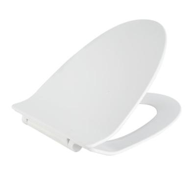 China Duroplast high quality heavy duty V shape toilet seat cover soft close quick release for sale