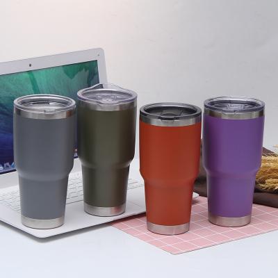 China Sustainable 30 oz Stainless Steel Mug Tumbler Double Wall Vacuum Insulated 30oz Travel Car Mug Large Capacity Sports Mugs for sale