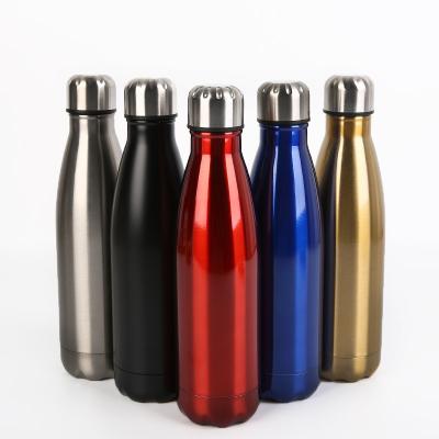 China 750ml Sustainable Coke Bottle Stainless Steel Vacuum Insulated Double Walled Cola Custom Grow Water Bottle for sale